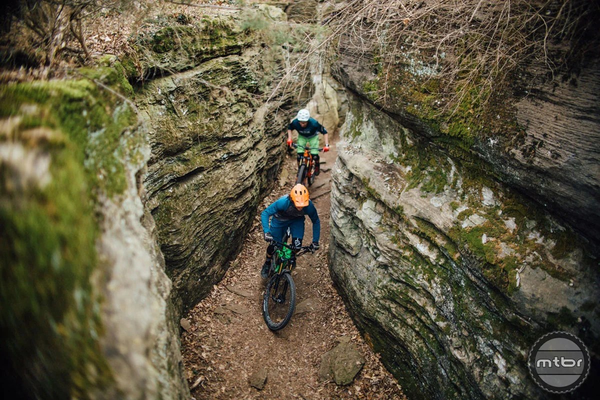 Suit to shred mountain biking in Northern Arkansas