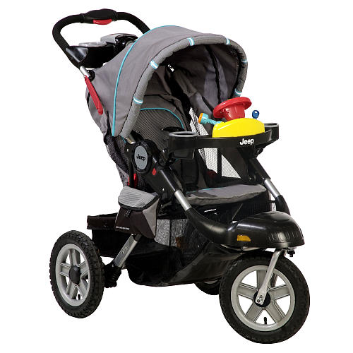 Review Strollers » Blog Archive » Kolcraft Jeep Liberty Limited All Terrain 3 Wheel Stroller