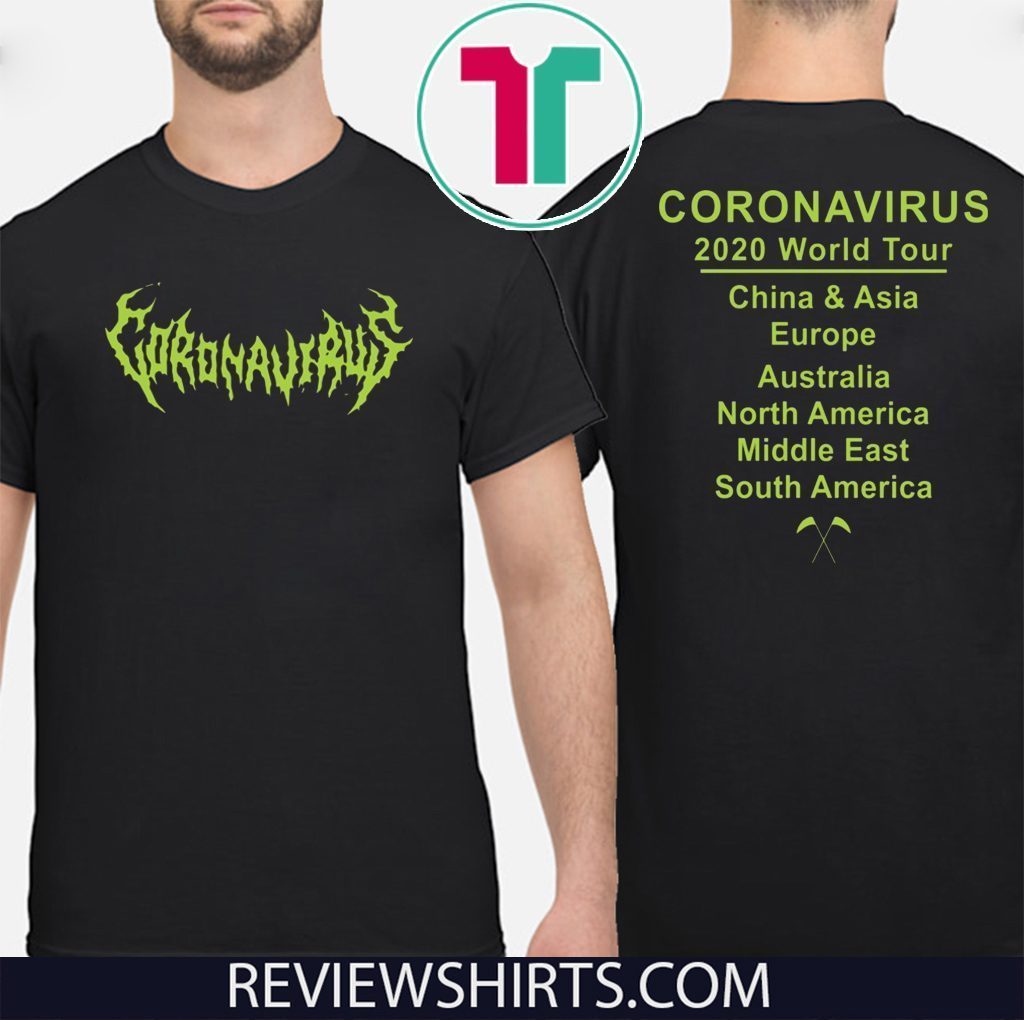 World Tour Coronavirus 2020 Tee Shirt