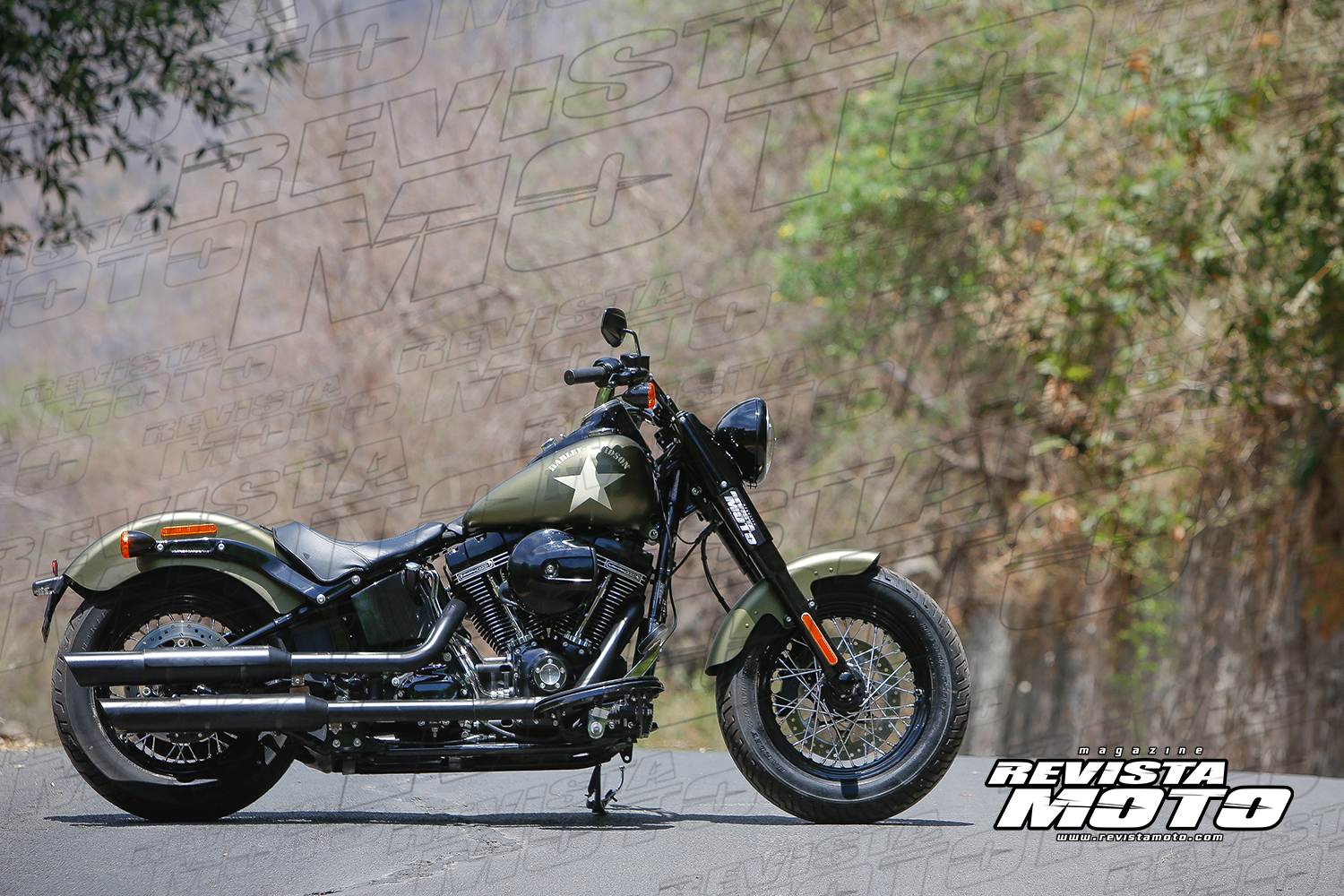 HarleyDavidson Softail Slim S Ímpetu de guerra Revista