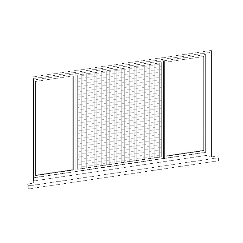 Sliding Window OXXO Revit Library