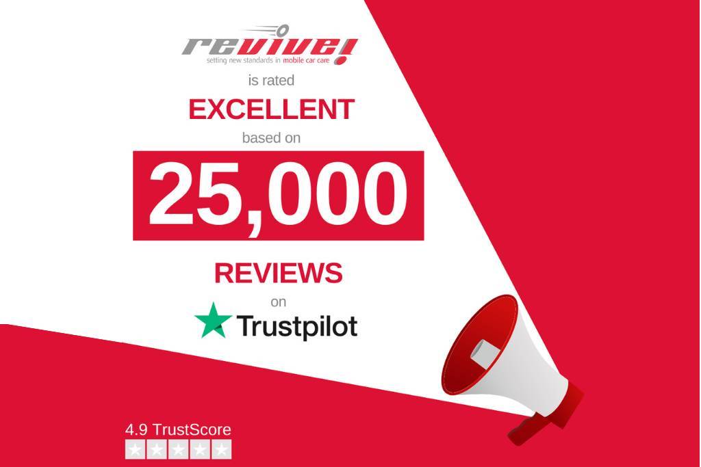 We are delighted to have hit 25,000 reviews on Revive! Trustpilot