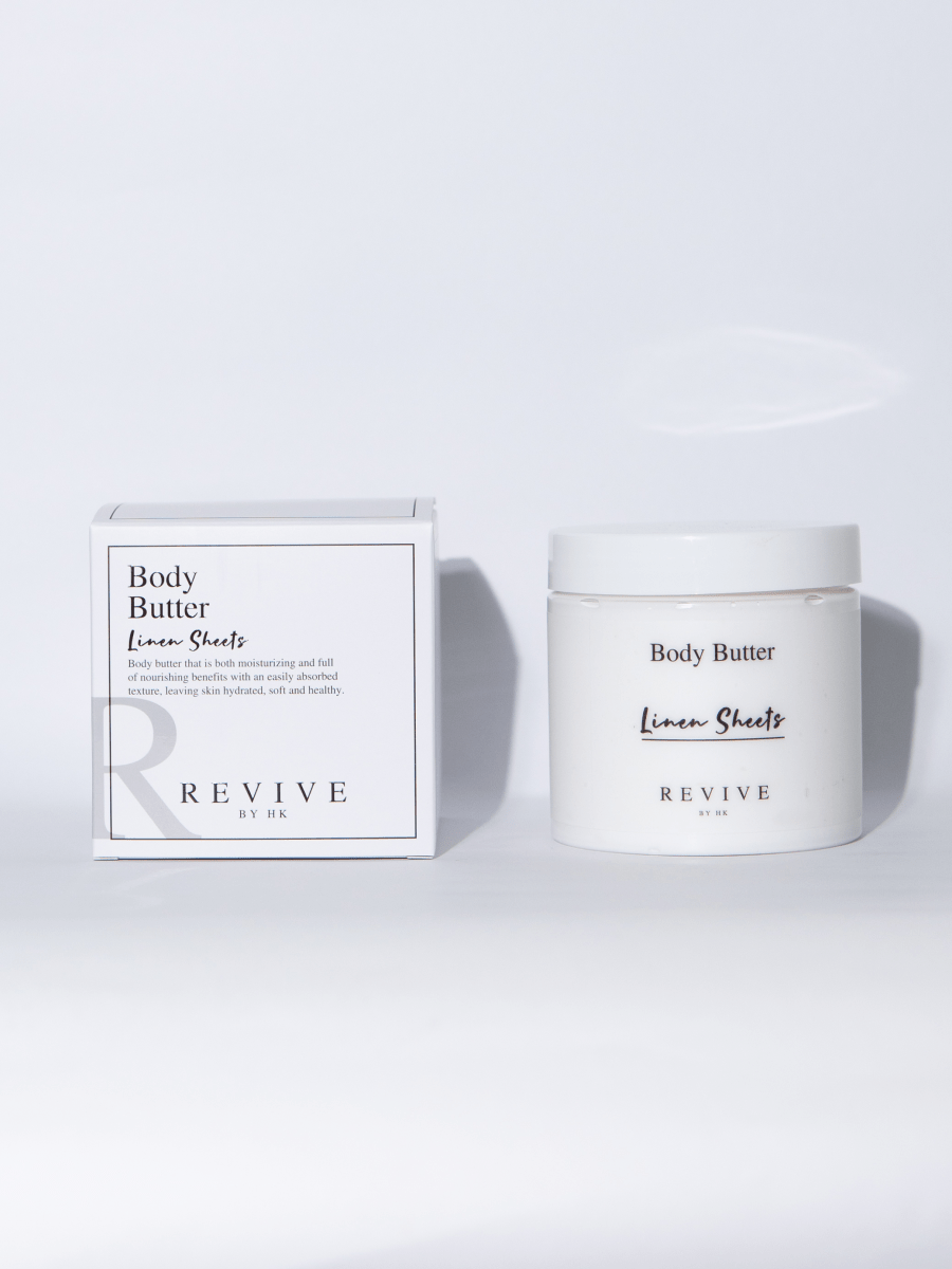 Linen sheets body oil revivecare