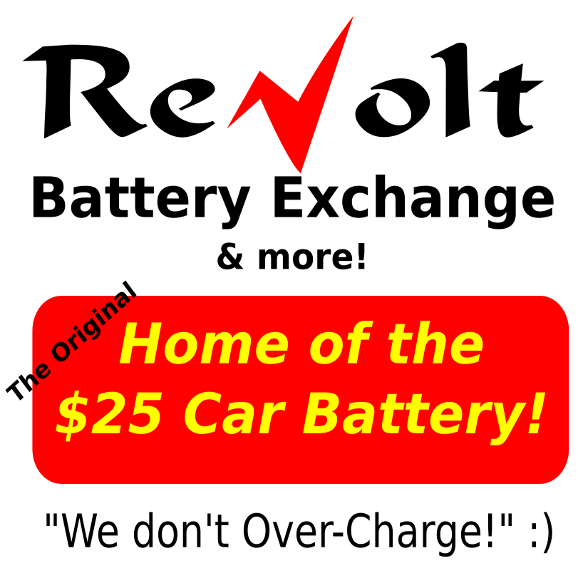 ReVolt Battery Exchange Reno Recycled Used Car Batteries
