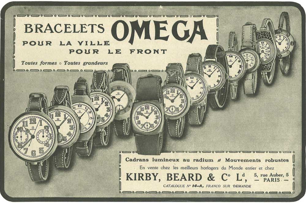 Omega & the British MoD through World War I & II Revolution Watch
