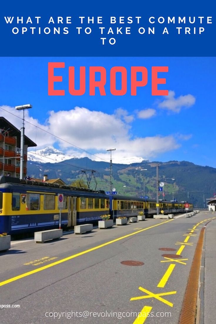 Commute Options on Europe trip The Revolving Compass