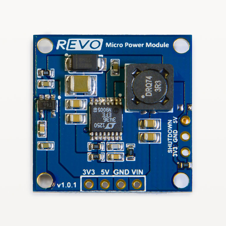 5V/3.3V Dual Output Micro Power Module (StepUp/Down) REVOTICS
