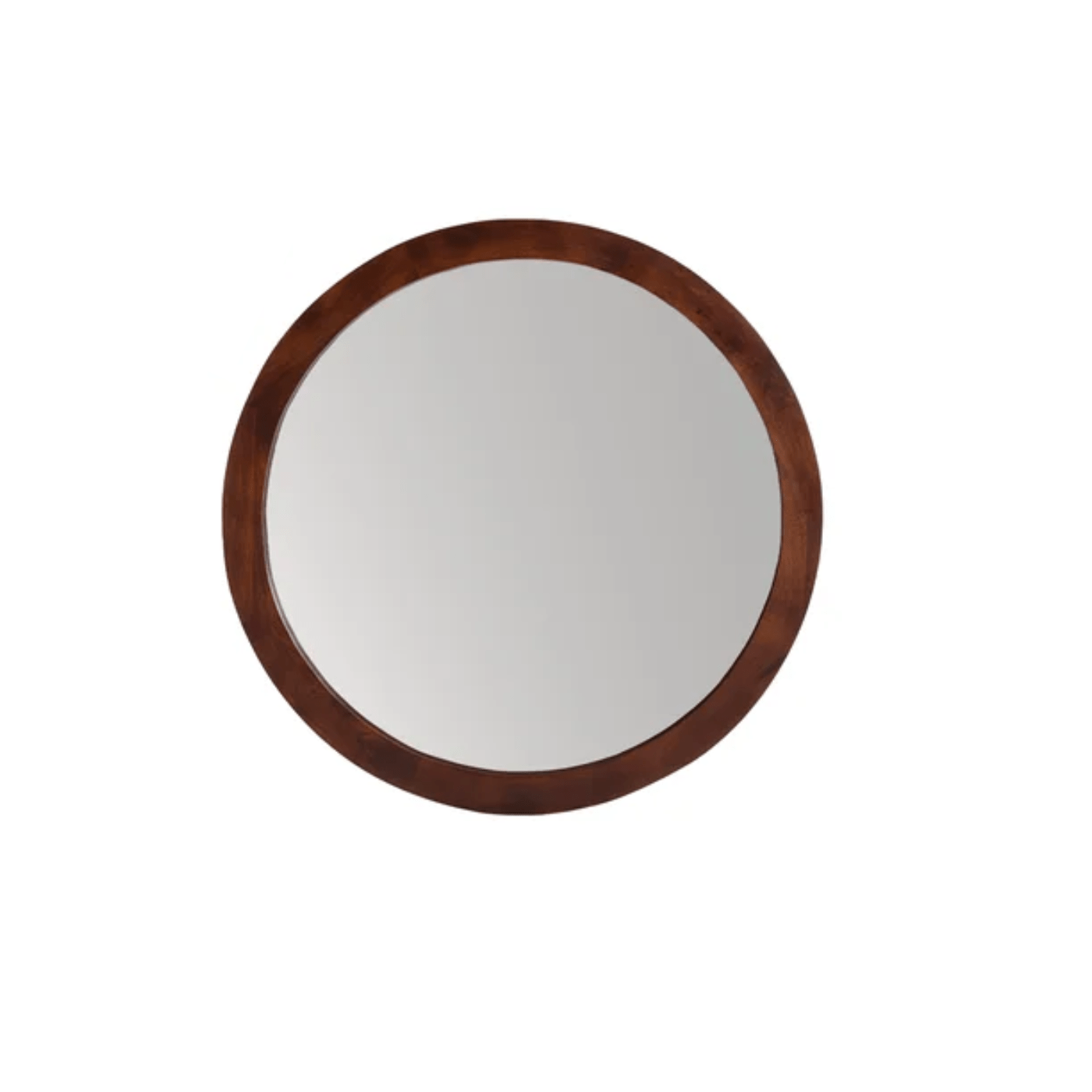 Stoya Wooden Framed Wall Mirror Round revvvd