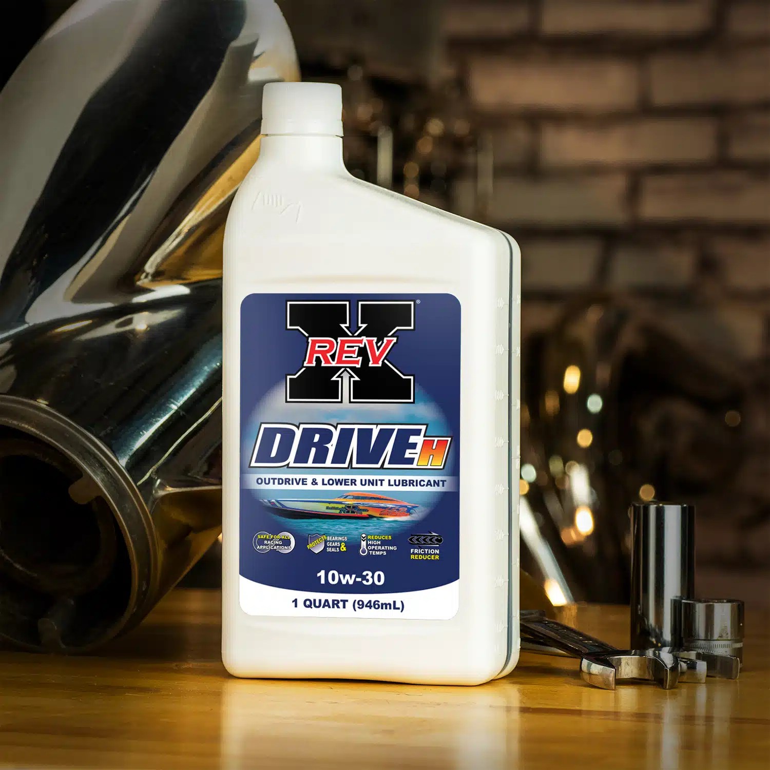 REV X DRIVEH 10W30 Marine Outdrive Gear Lube 1 qt.