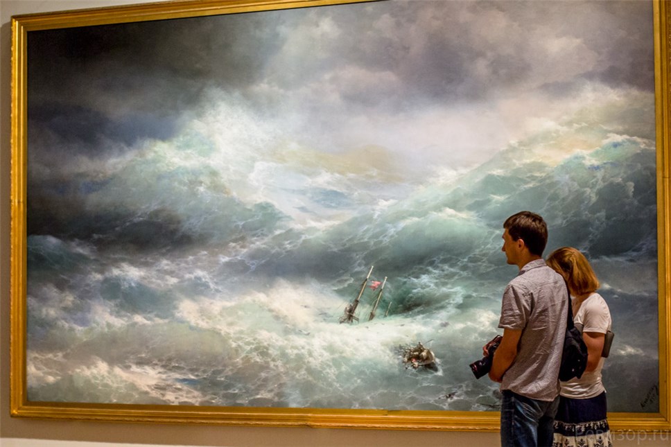 Айвазовский среди волн размер картины