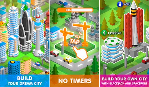 Tap Tap Builder MOD APK 5.0.3 (Unlimited Money) Android