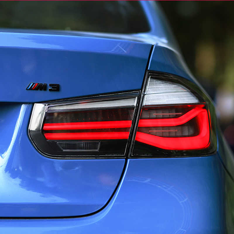 BMW F30 M3 MT LCI Facelift Smoke LED Dynamic Sequential Signal Rear