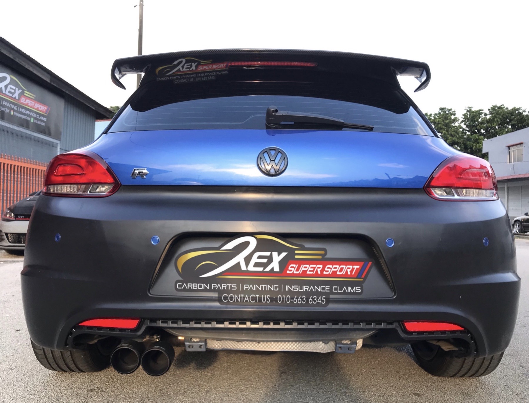 Scirocco Old R Bumper Rear Complete Rexsupersport Specializes In