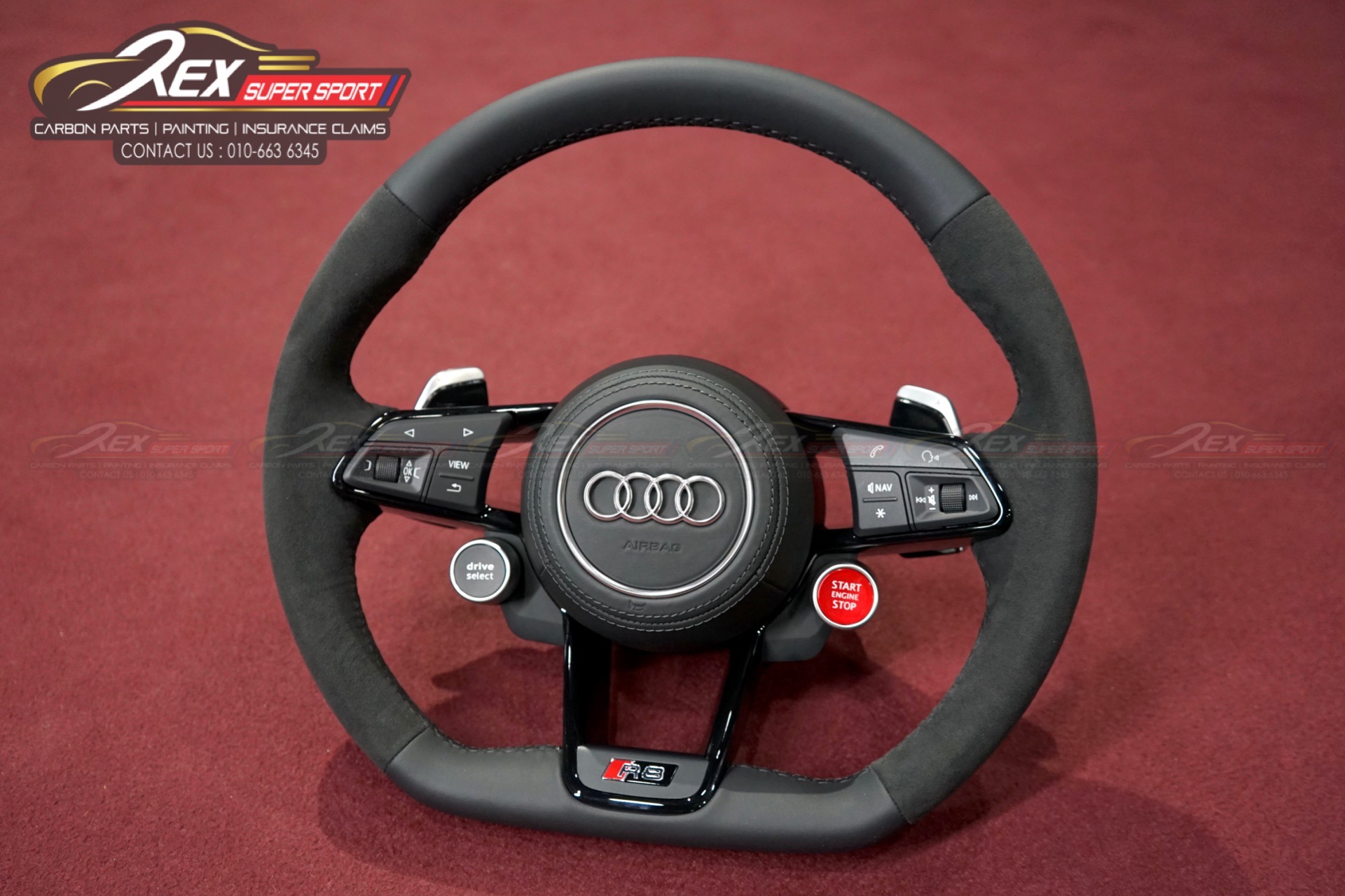 New Audi R8 Alcantara Steering Wheel Set For All Audi Rexsupersport