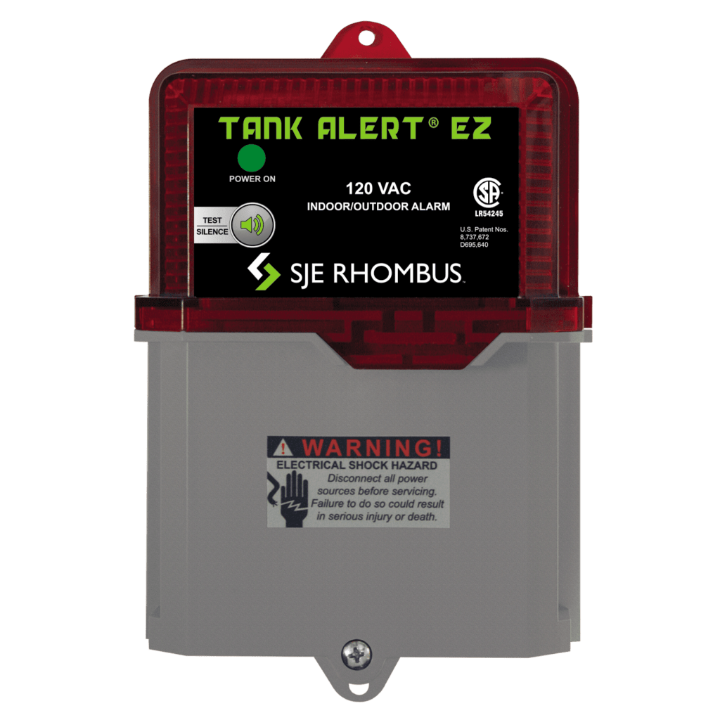 SJE Rhombus Tank Alert EZ Alarm System Rex Vault Service, Inc