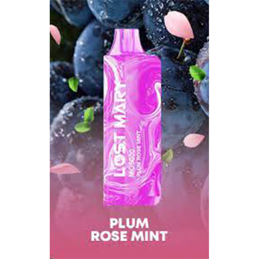 Lost Mary Plum Rose Mint Disposable Vape5000puffs Reyvape