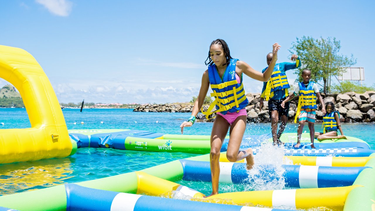 Splash Island Water Park St. Lucia 2 Hour Pass