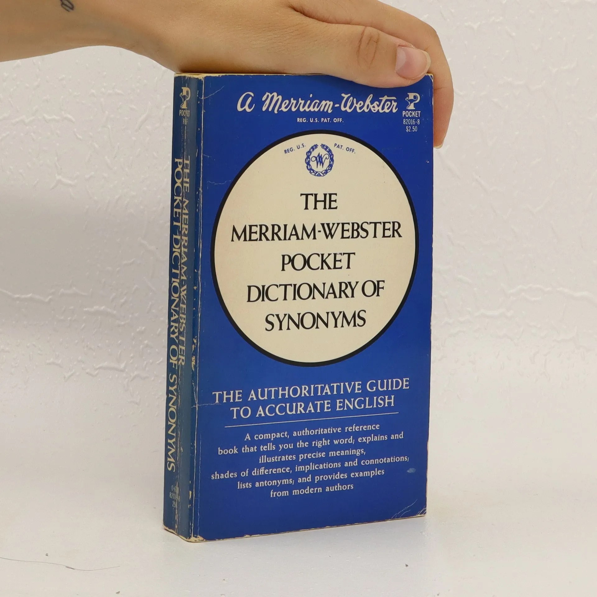 The Merriamster pocket dictionary of synonyms knihobot.sk