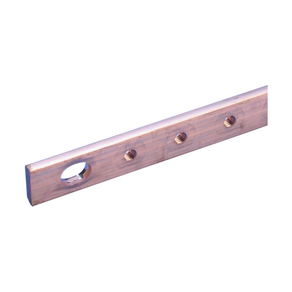 Threaded Busbar Thickness 5mm Rounded Edges RFE