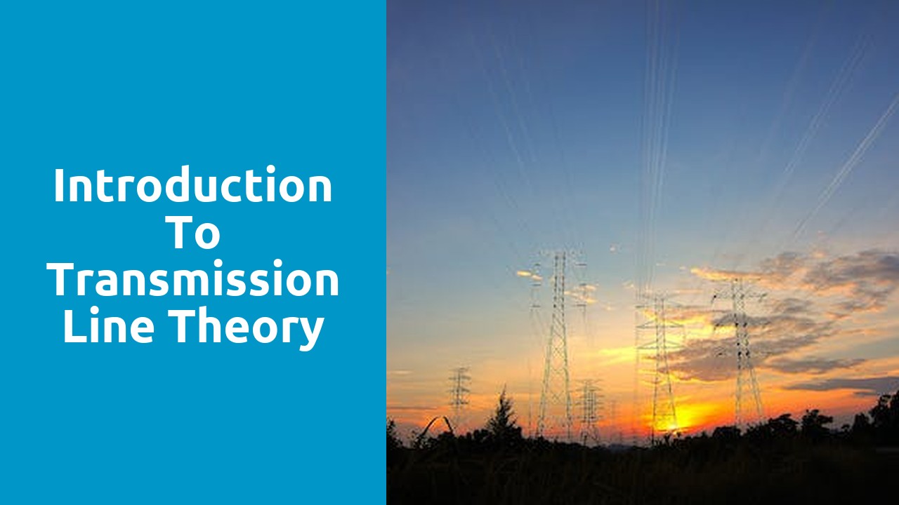 Introduction to Transmission Line Theory RF ENGINEER NETWORK