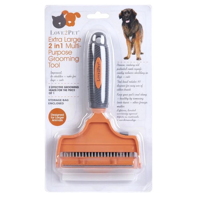Love2Pet Grooming Brush for Cats and Dogs