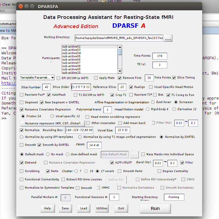 Error in DPARSFA The RfMRI Network