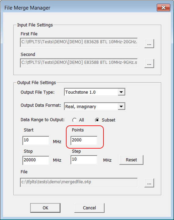 FILEMERGeRANGePOINts