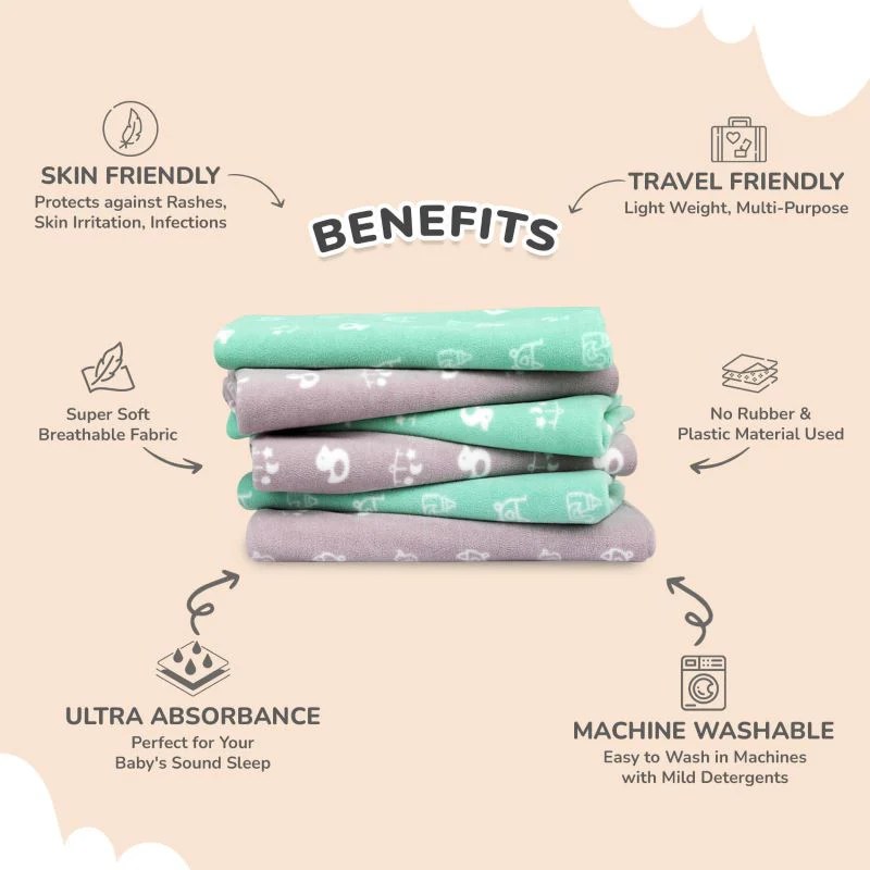 Dry Nap Pee Protector Sheet Best for Baby's Delicate Skin