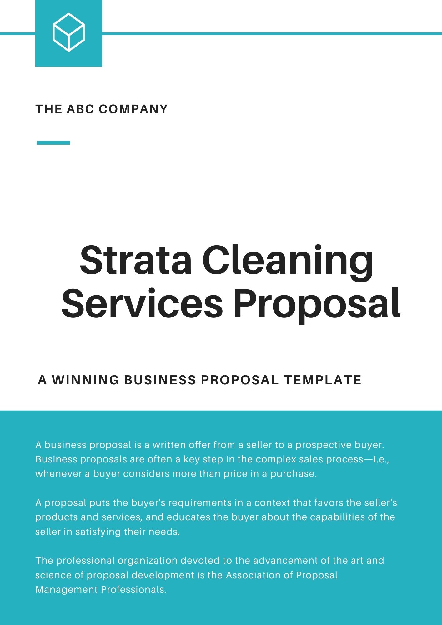 Strata Cleaning Services Proposal RFPLY