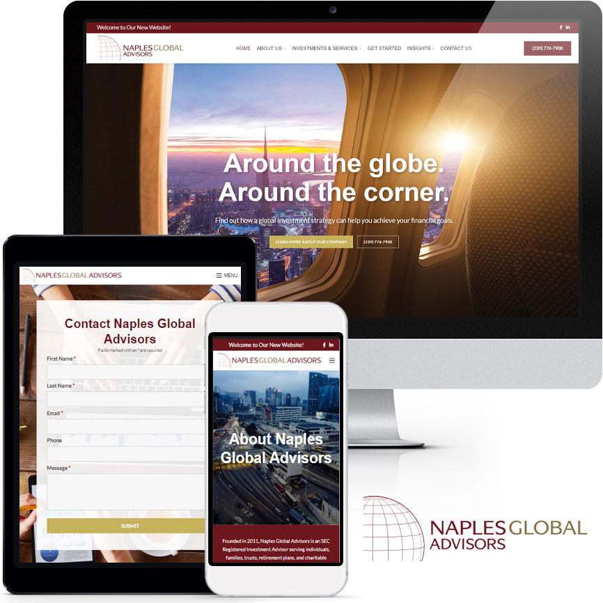 WordPress Web Design Portfolio Naples Global Advisors RGB