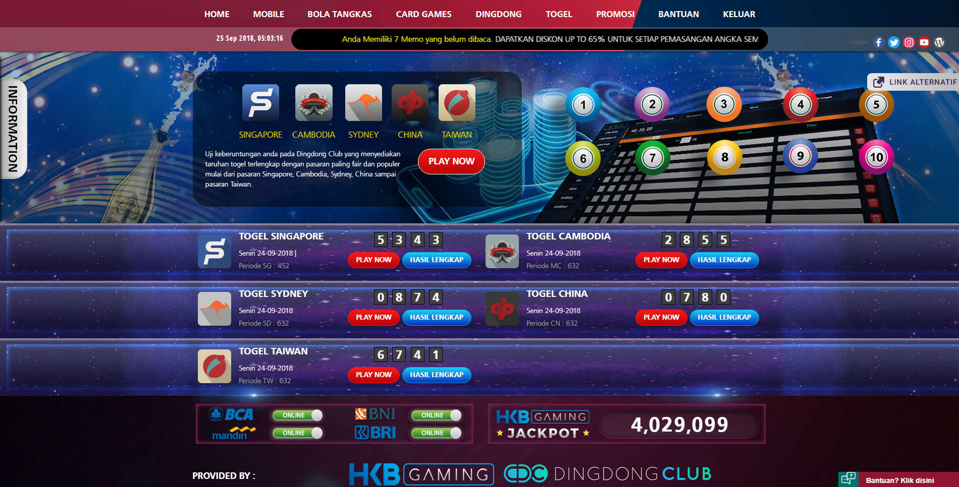 Jadwal Lengkap Pasaran Togel Online Rgobet No. 1 The Real Game & FairplaY
