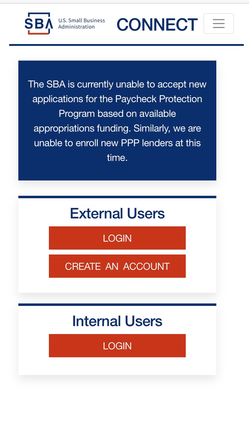 SBA PPP Funds Exhausted RGVmag