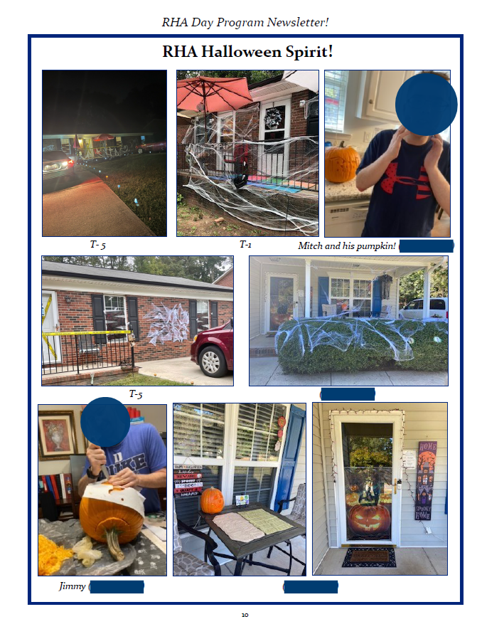 RHA Employee in North Carolina Creates Newsletter with the Help of People Supported RHA Health