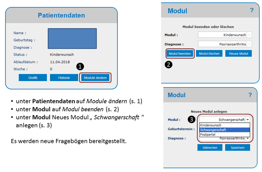 Wie dokumentiere ich den Eintritt der Schwangerschaft (Arzt)? Rhekiss