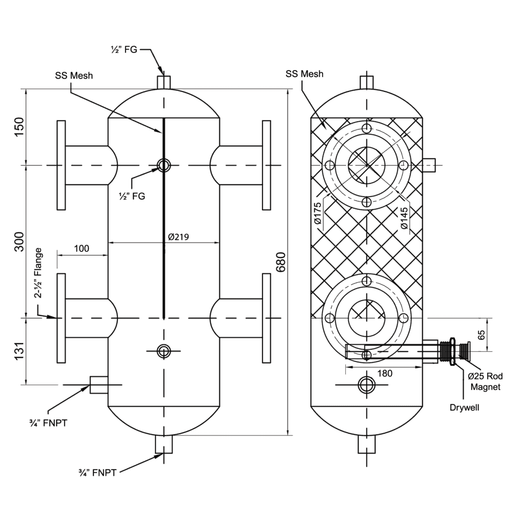 LLH250M Hydraulic Separator With Dirt Rhella