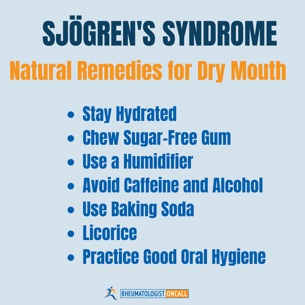 Sjogren's Syndrome and Dry Mouth Natural Remedies Rheumatologist