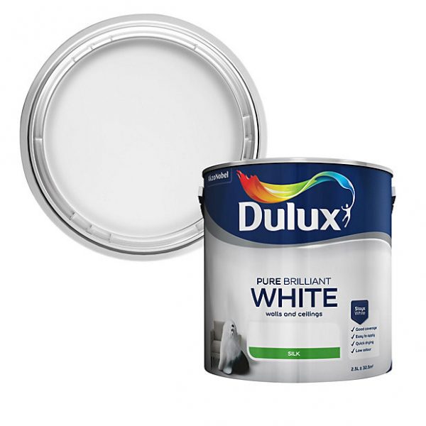 Dulux Silk Pure Brilliant White (For Walls and Ceilings) RH Gaudion