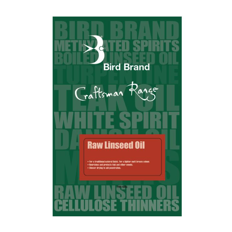 Bird Brand Raw Linseed Oil (1 Litre) RH Gaudion