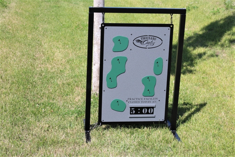 Driving Range Yardage Signs RHI Golf