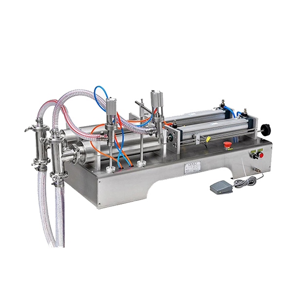 Semiautomatic Double Head Bottle Filling Machine RhinoPak