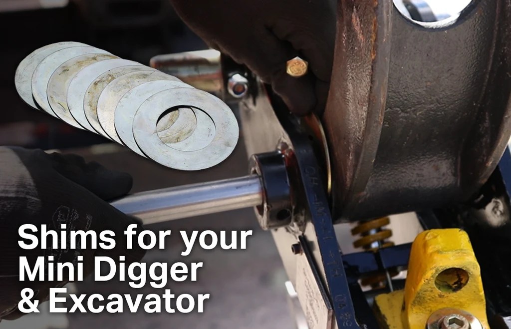 Shims for your Mini Digger & Excavator Rhinox Group UK