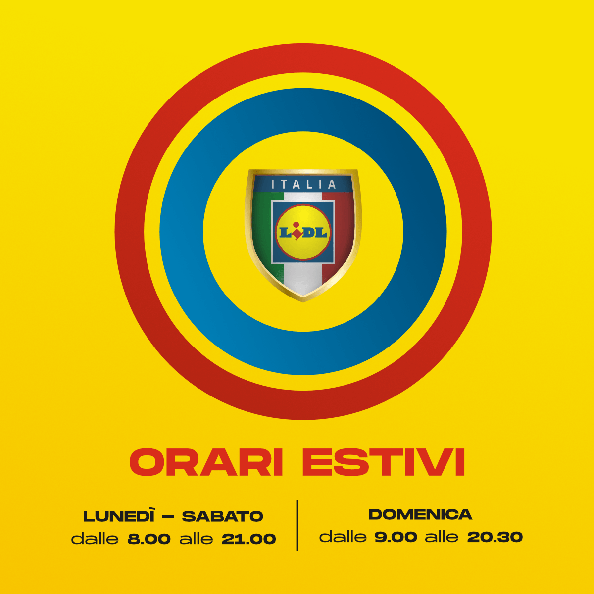 Orari estivi Lidl Rho Center Centro Commerciale