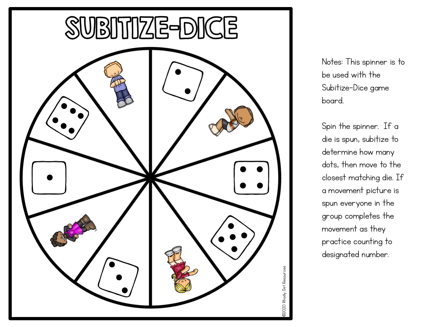 Movement Games Numbers & Counting Rhody Girl Resources