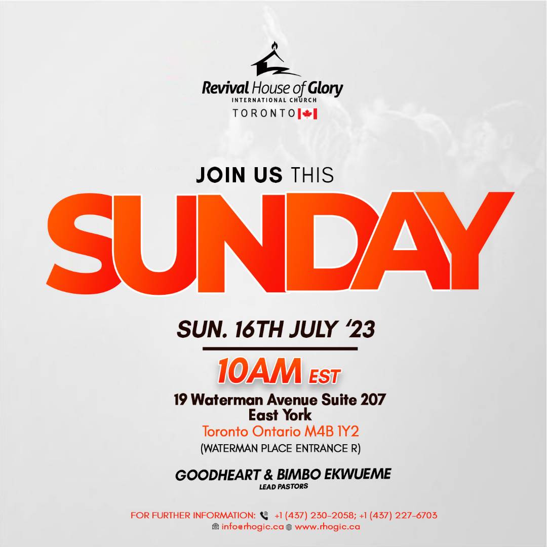 Revival House of Glory International Church Canada