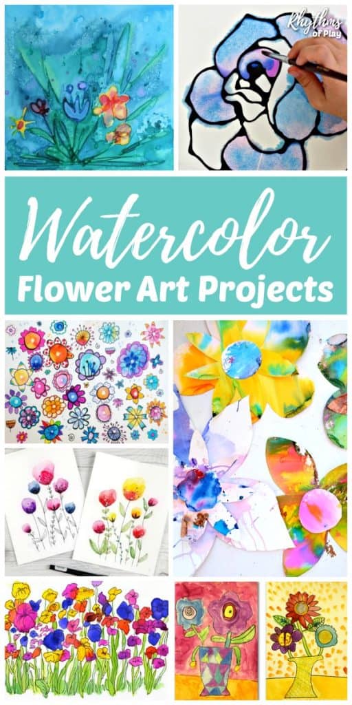 Easy Flower Art Projects, Crafts, and Painting Ideas for Kids
