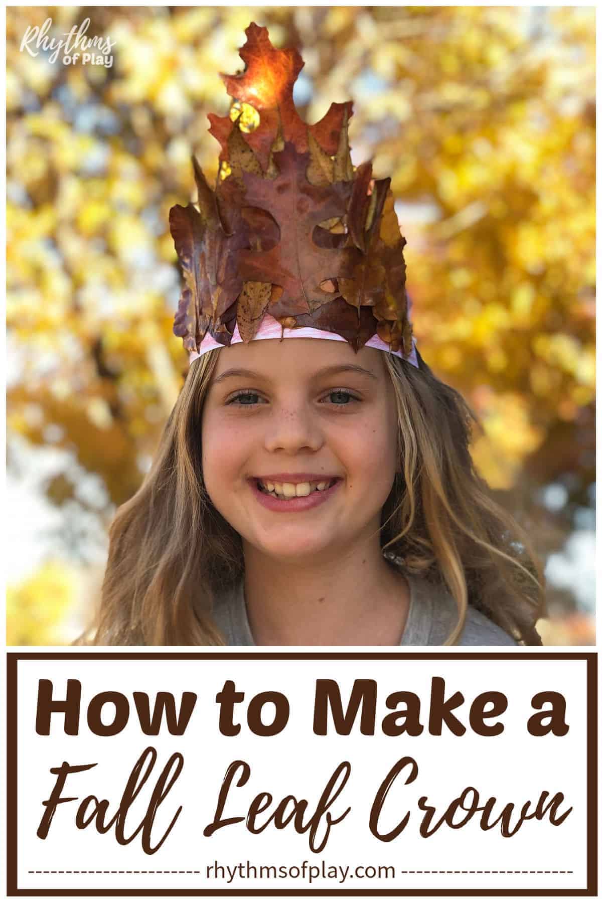 Fall Leaf Crown Craft Rhythms of Play