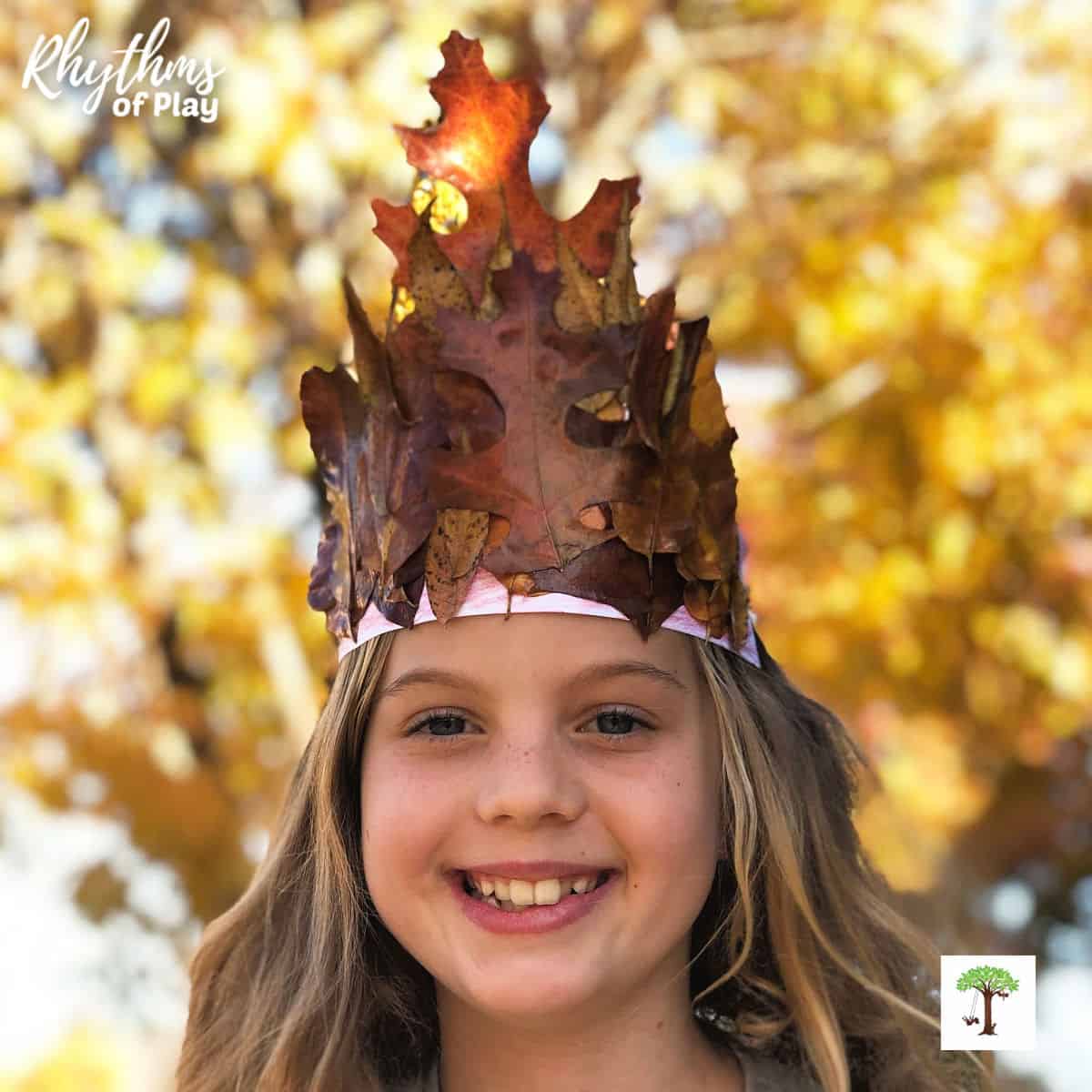 Fall Leaf Crown Craft Rhythms of Play