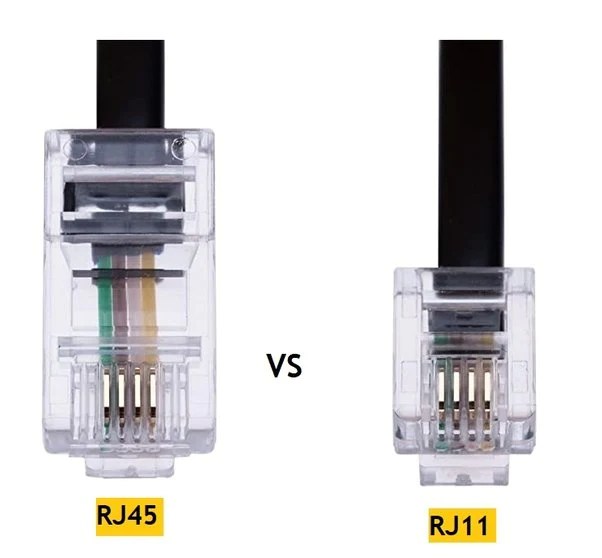 RJ45 vs RJ11: Differences Explained