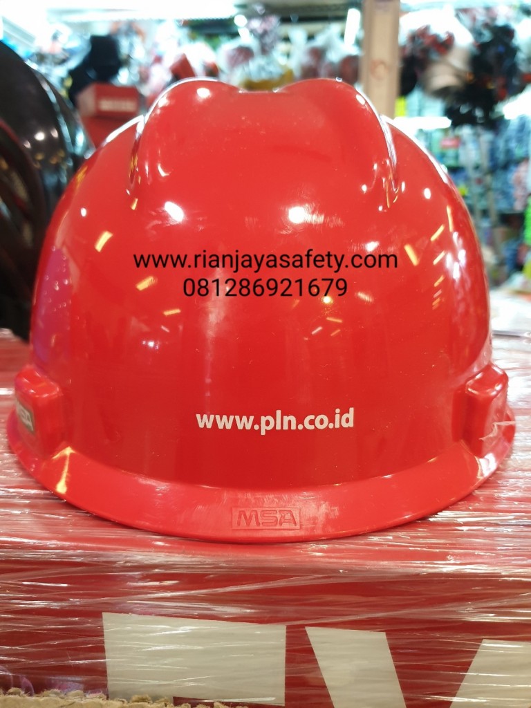 Helm custom PLN RIANJAYA