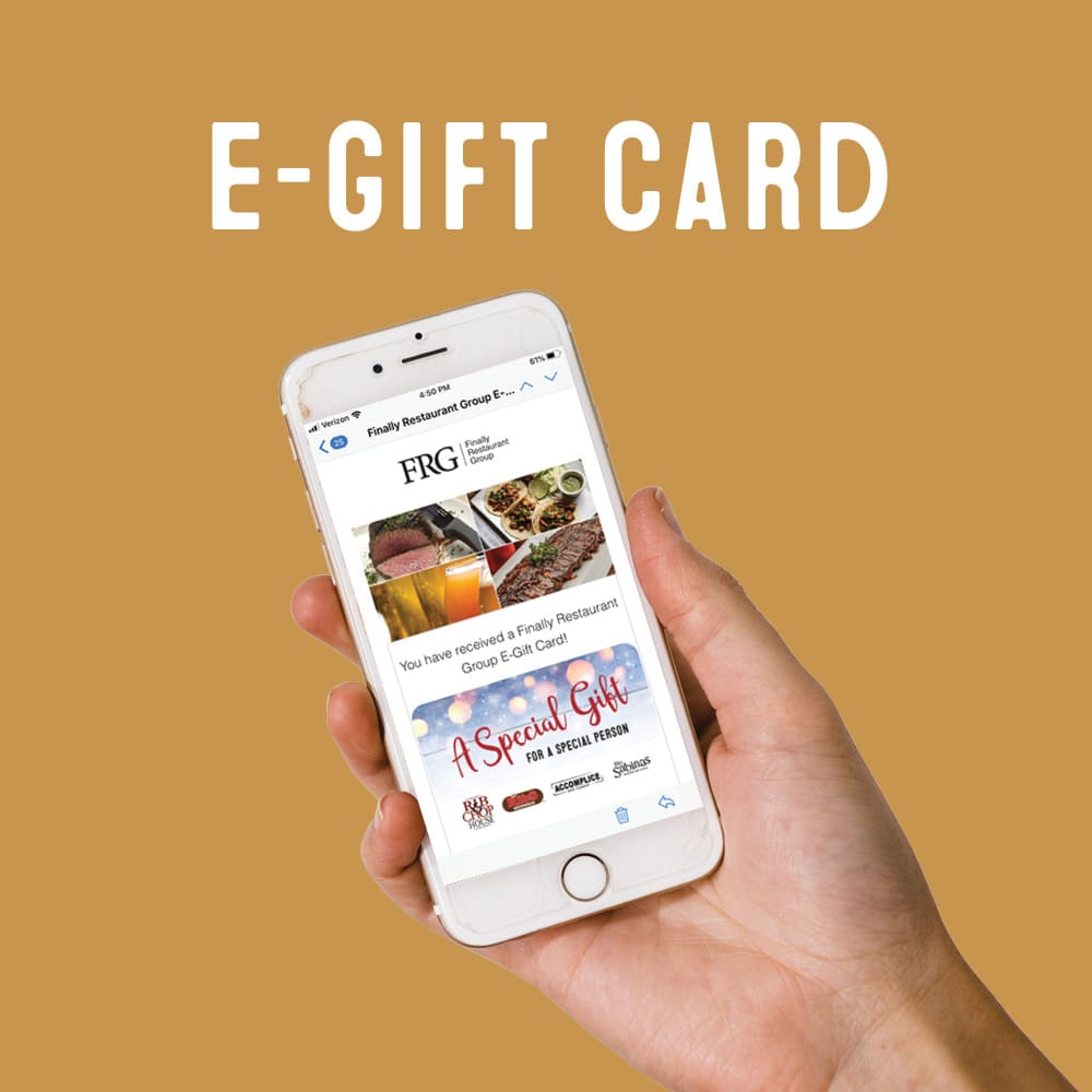 Rib & Chop House Gift Cards & Certificates